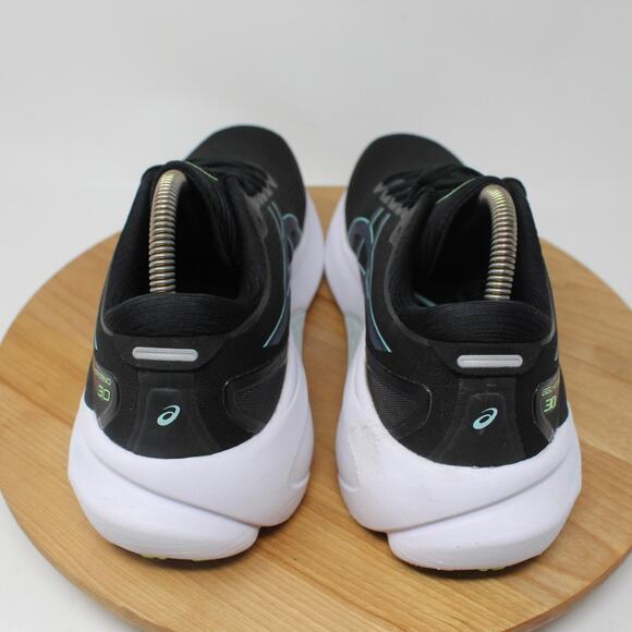 Asics Shoes Womens 10 Gel Kayano 30 Running Sneakers Black Teal Gym Athleisure - Picture 4 of 10
